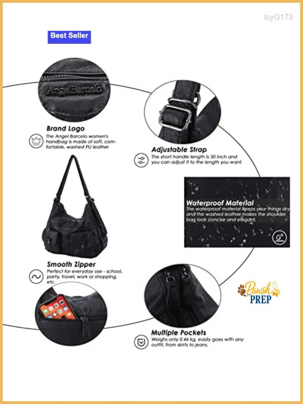 N/A versatile handbag